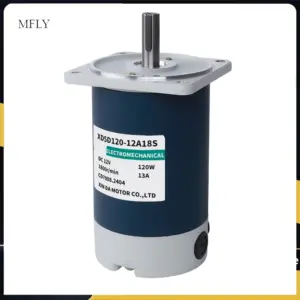 12V 24V 120W stejnosměrný motor Vysokorychlostní motor 1800 ot./min.-3000 ot./min. ve směru hodinových ručiček proti směru hodinových ručiček Motor s nastavitelnými otáčkami s velkým točivým momentem