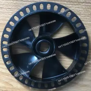 Chladicí list ventilátoru s vnitřním otvorem, kulatý 1,4 cm, lopatka ventilátoru, příslušenství pro motor běžeckého pásu, stejnosměrný motor na běžecký pás
