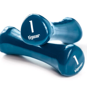 Tiguar jednoruční vinylové činky 1 kg