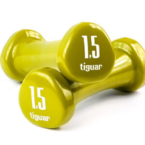 Tiguar jednoruční vinylové činky 1,5 kg