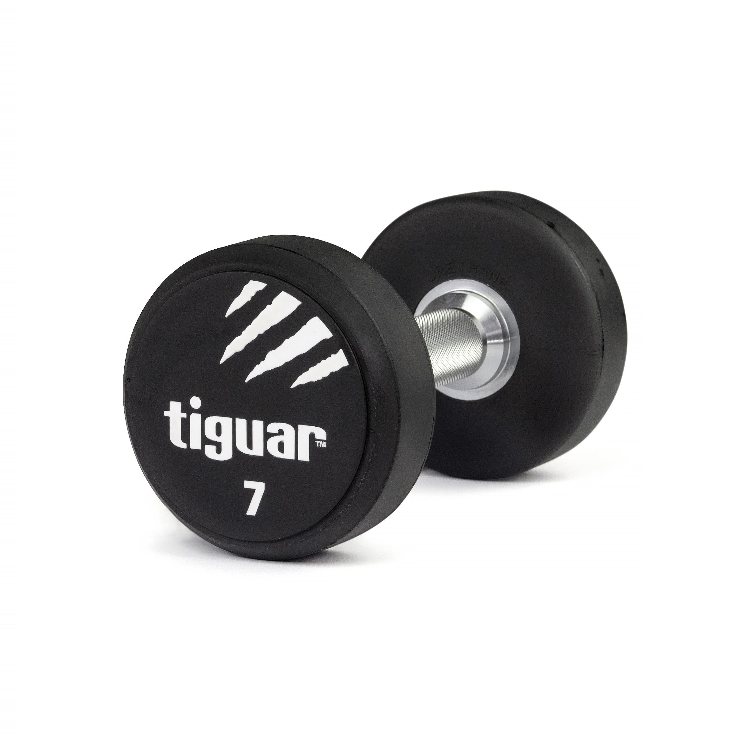 Jednoruční uretanová činka 7 kg Tiguar (cena za 1 ks)