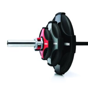 Olympijský gumový kotouč Escape Cross Grip – 15 kg