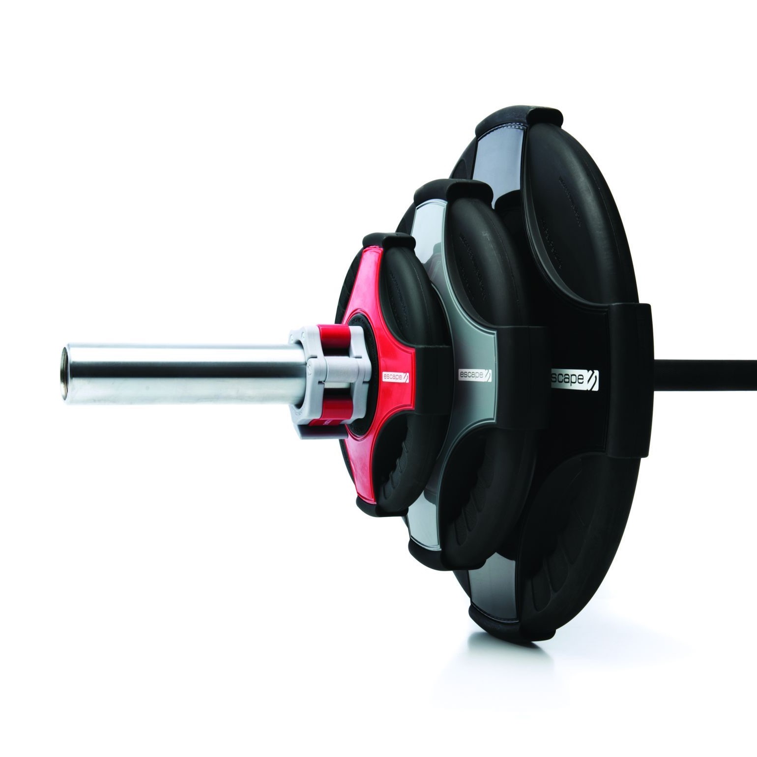 Olympijský gumový kotouč Escape Cross Grip – 20 kg